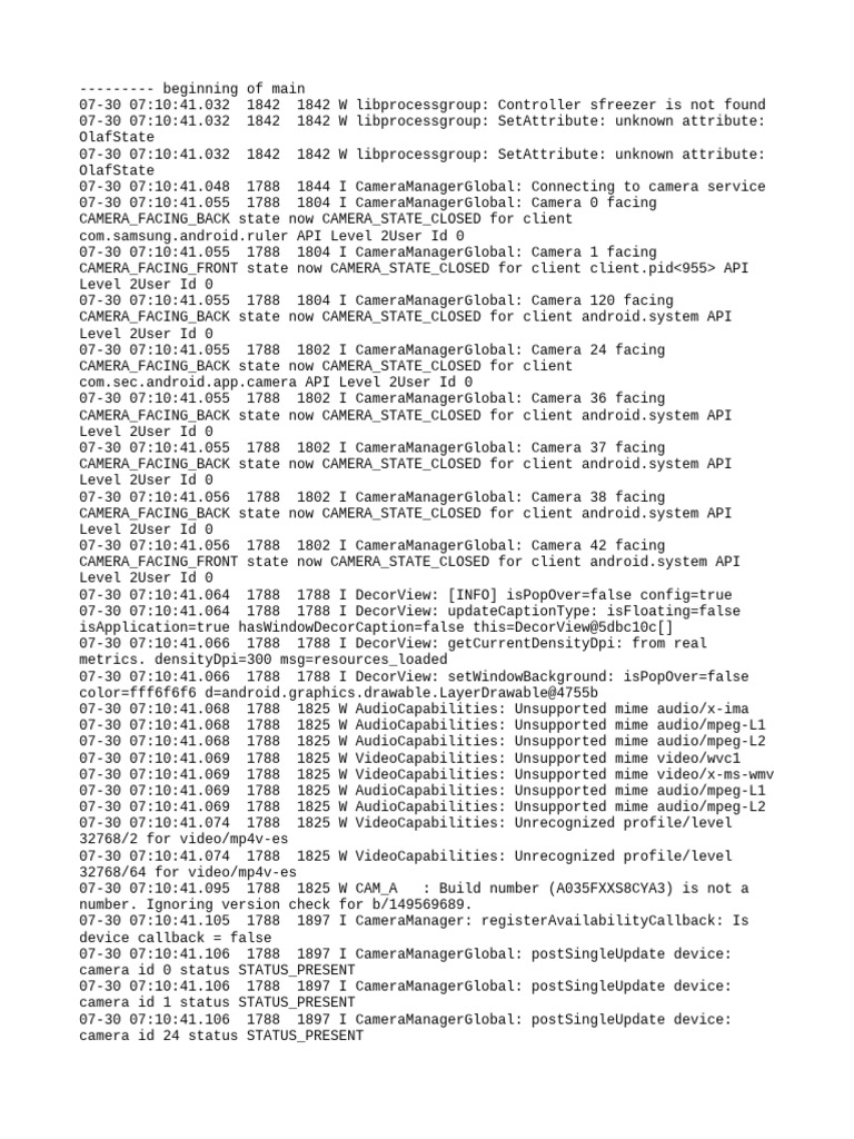 Logcat1753834240997 (Copy) | PDF | Java (Programming Language ...