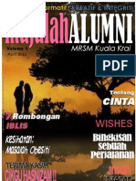 Edisi Pertama Majalah Alumni MRSM Kuala Krai