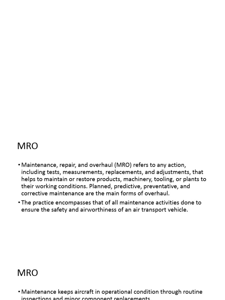 Aviation MRO Business Models Explained | PDF | Transport | Aviation