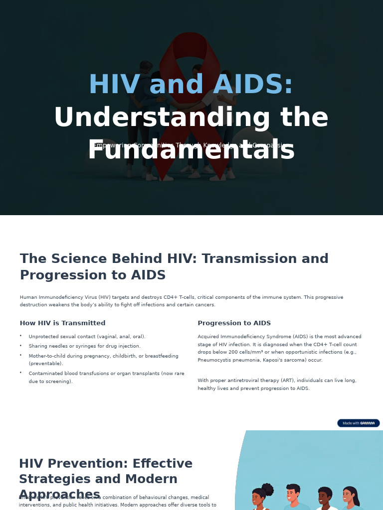 HIV and AIDS Understanding The Fundamentals | PDF | Hiv/Aids ...