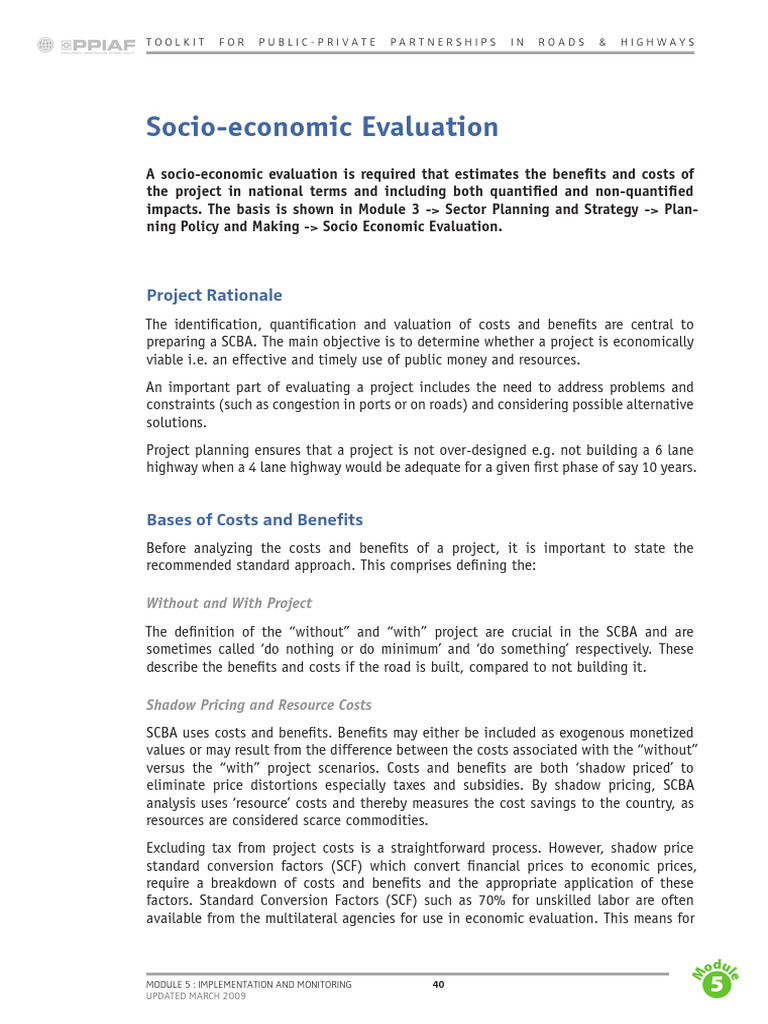 Cost and Benefit Analysis | PDF | Net Present Value | Cost–Benefit Analysis