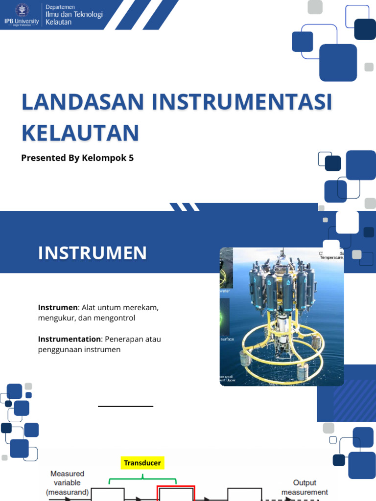 Jenis-Jenis Instrumentasi Kelautan | PDF