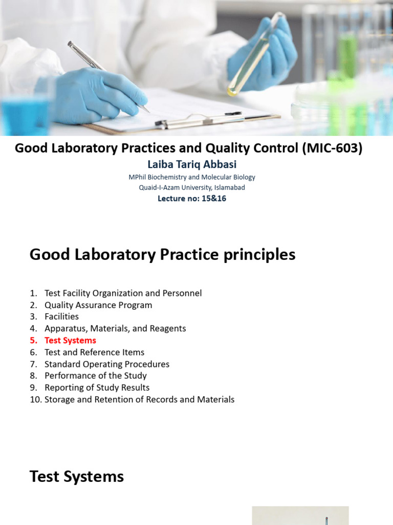 Good Laboratory Practices in Biochemistry | PDF | Biology | Nuclear ...