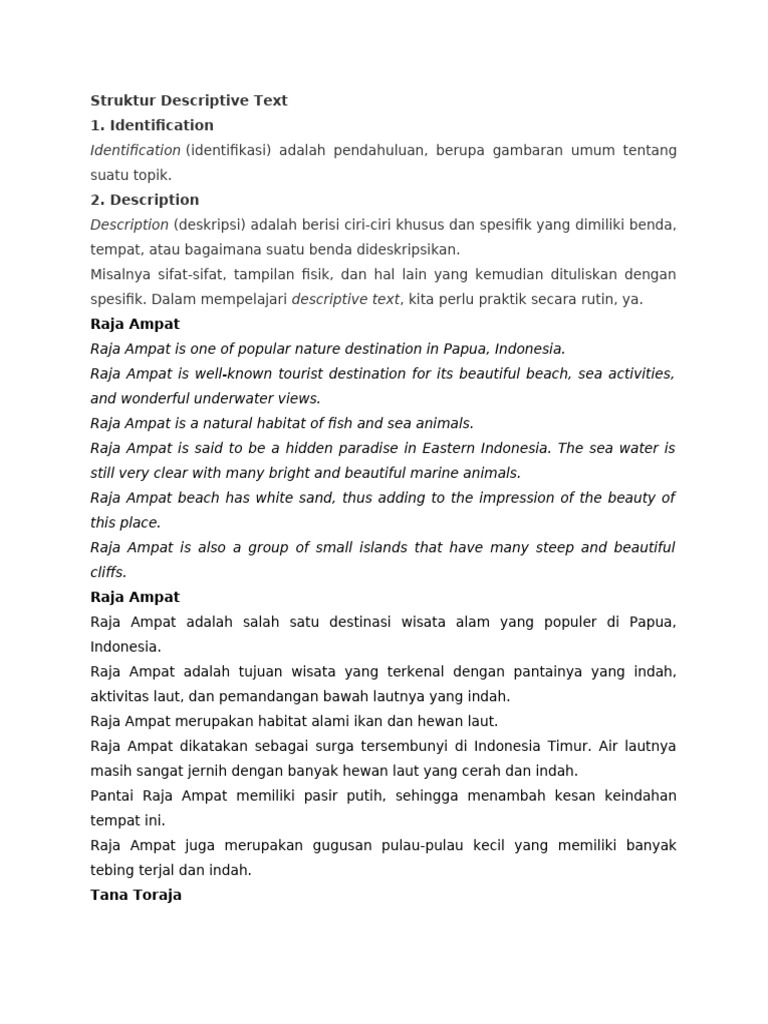 Descriptive Text Structure and Examples | PDF | Elephant | Cats