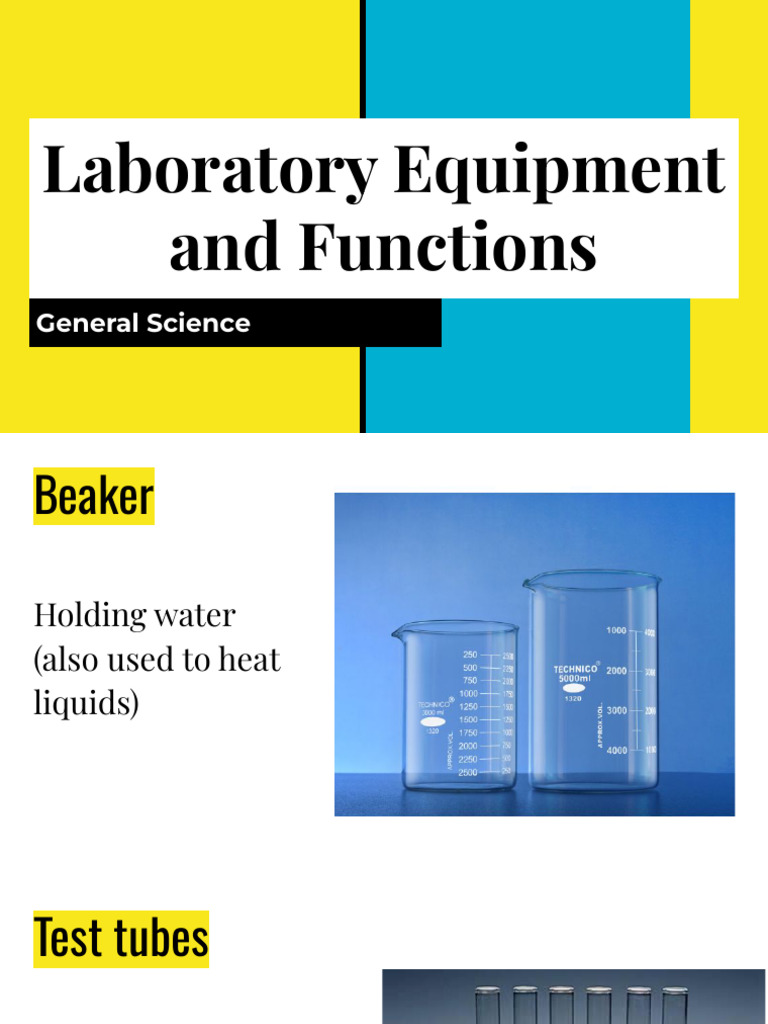 Laboratory Equipment and Their Functions | PDF