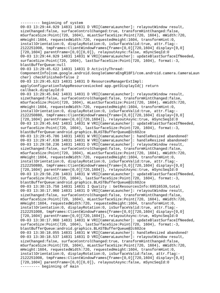 Log Cat 1756884637393 | PDF | Computer Science | Computer Architecture