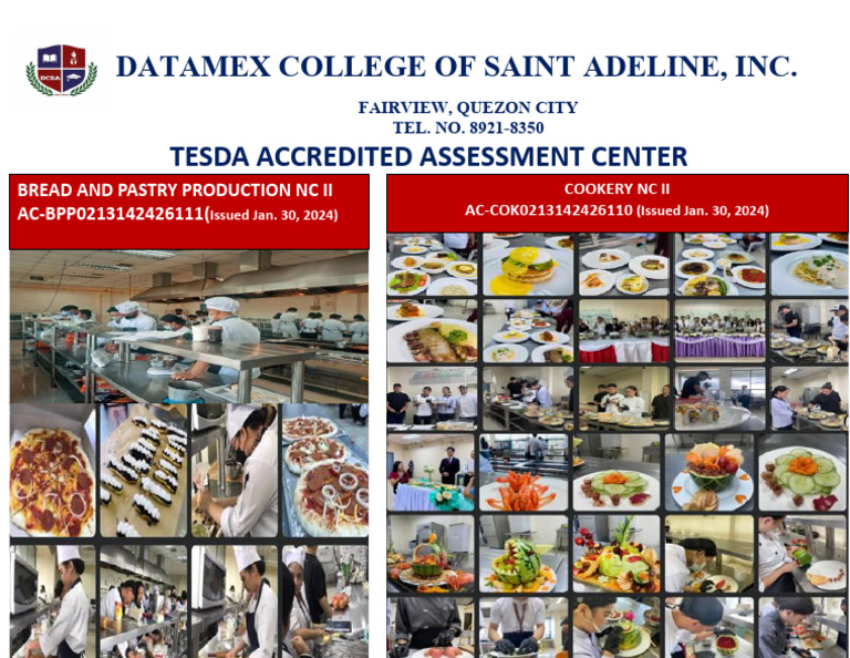TESDA Accredited Programs at Datamex | PDF
