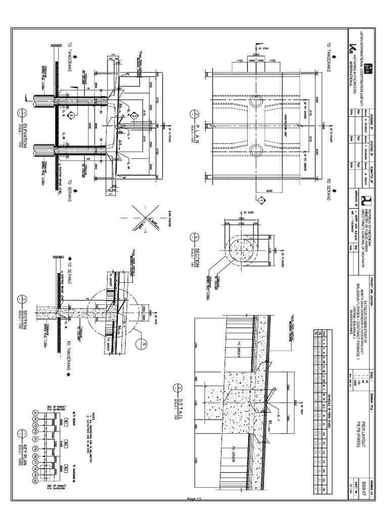 Balaraja Flyover Substructure Design | PDF | Young's Modulus ...