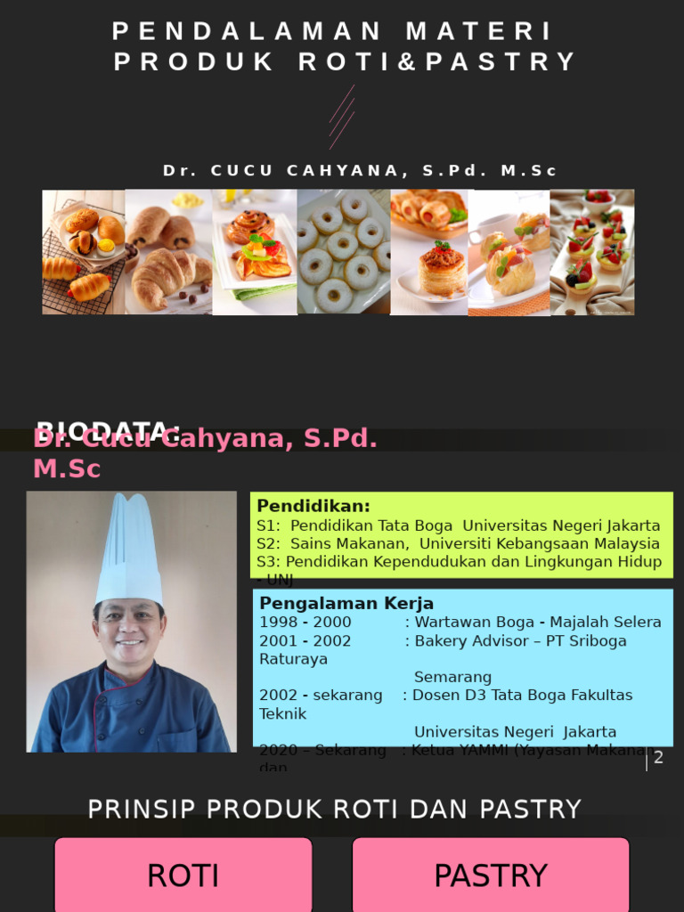 Panduan Lengkap Roti dan Pastry | PDF