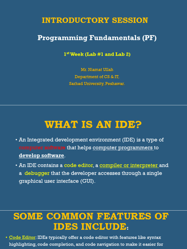 Understanding IDEs and Code::Blocks | PDF | Integrated Development ...
