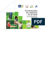 Foment An Do Los Talentos en El Aula - Fichero de Actividades - Alumnos Sobresalientes