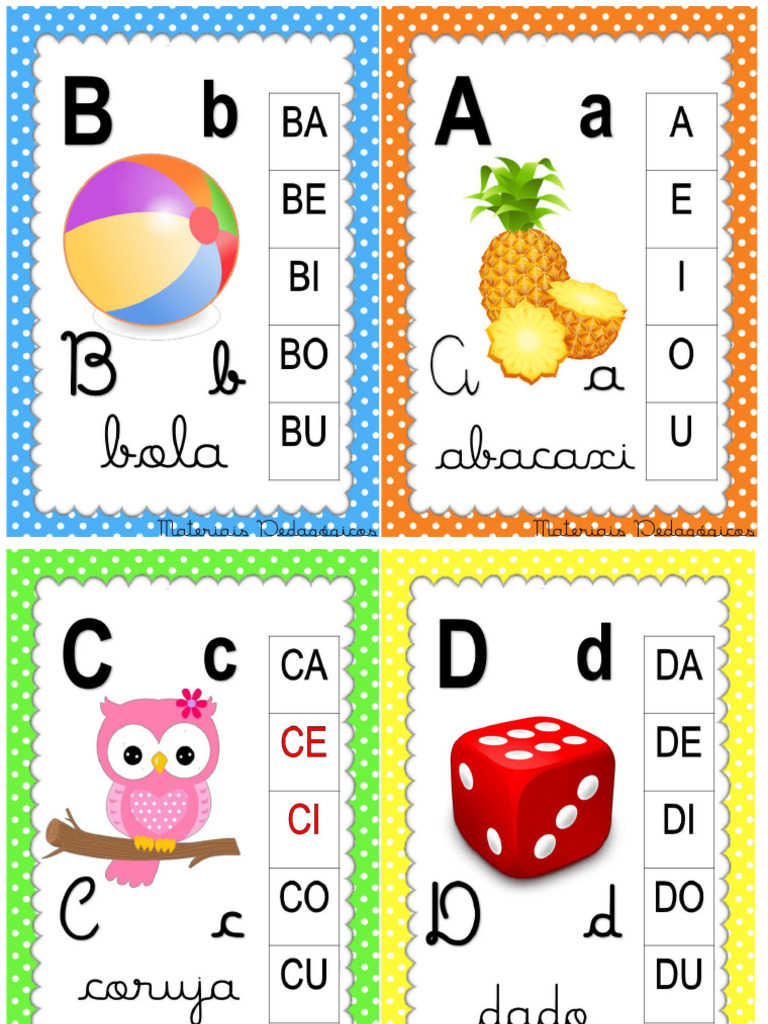 Alfabeto e Família Silábica | PDF