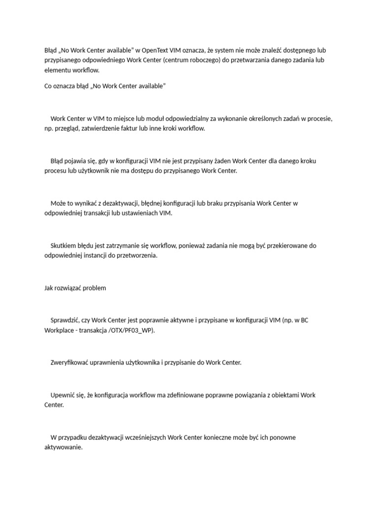 Blad Work Center | PDF