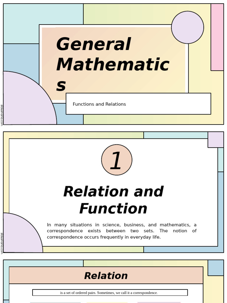 Functions and Relations Evaluation and Operations of Functions 2 | PDF ...