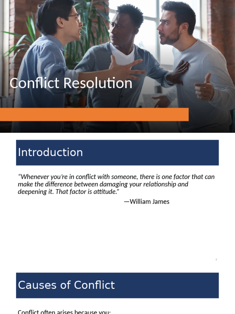 Effective Workplace Conflict Resolution | PDF | Conflict Resolution ...