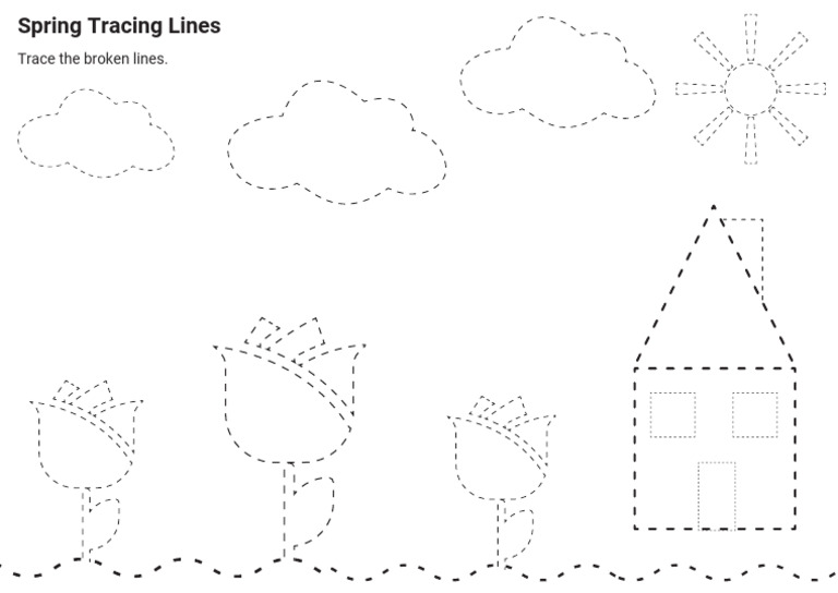 Spring Tracing Lines | PDF