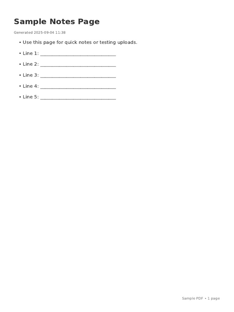 Sample Doc 1 | PDF