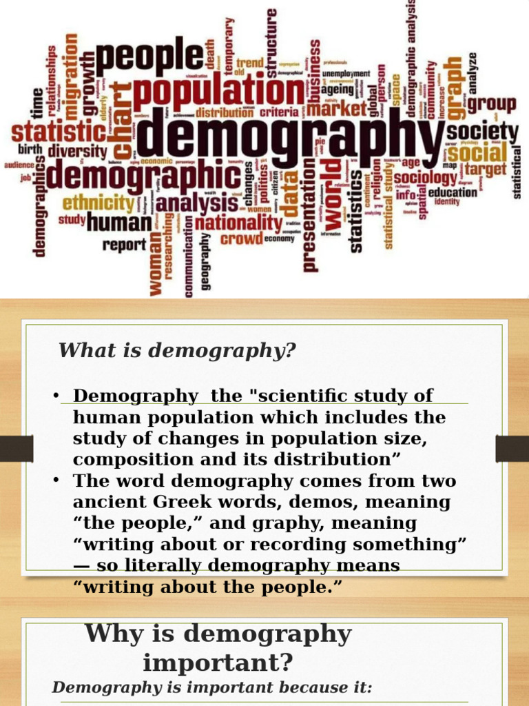 Understanding Demography: Key Concepts | PDF | Demography | Applied ...