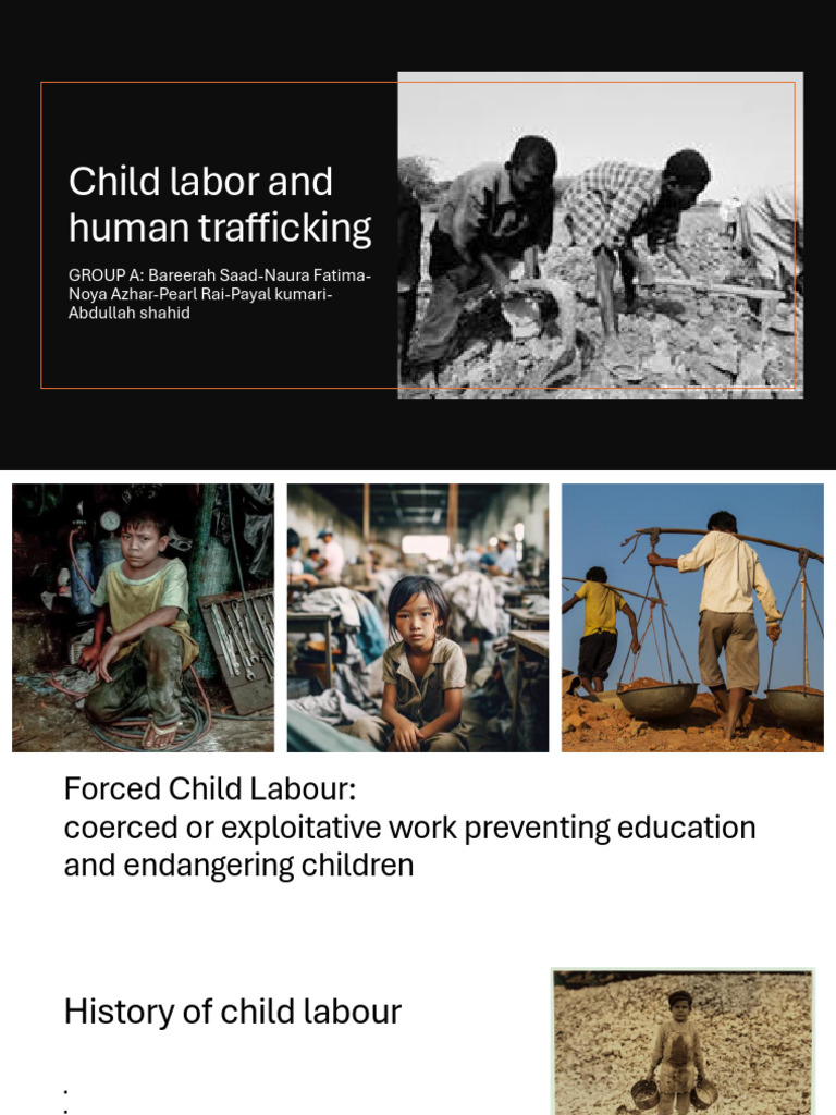 Understanding Child Labor and Trafficking | PDF | Human Trafficking ...