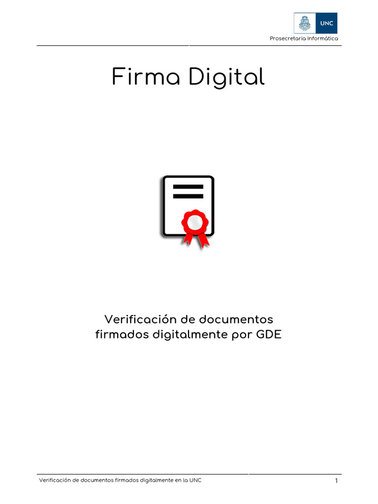 Manual de Firma Digital UNC - Guia Solo GDE | PDF | Informática | Software