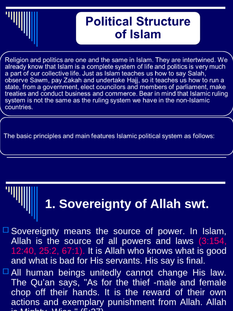 Islamic Governance Principles Explained | PDF | Shura | God In Islam