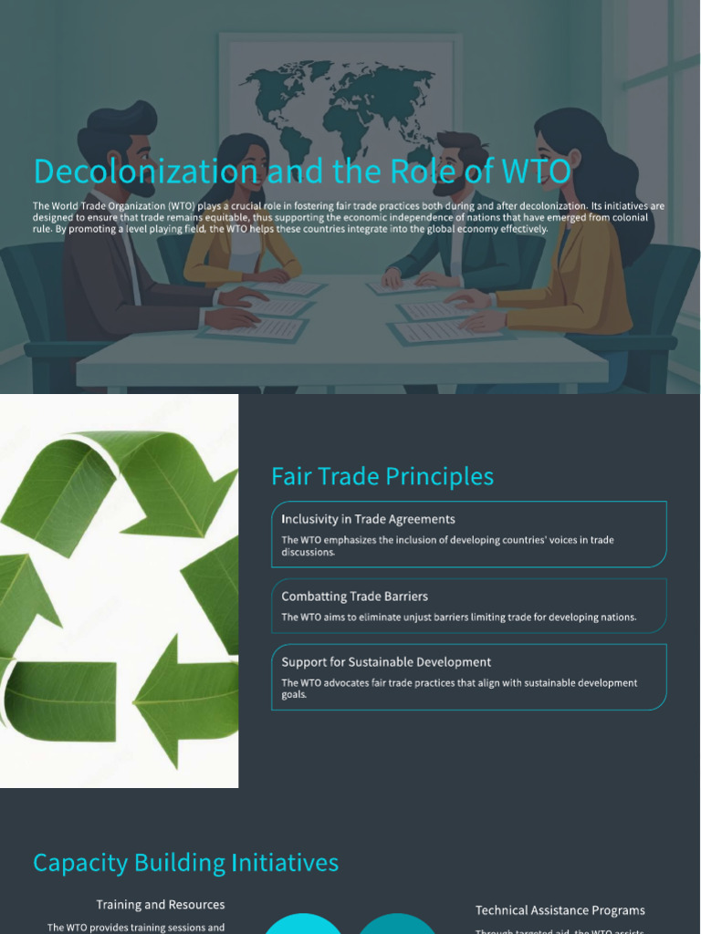 WTO's Role in Decolonization Efforts | PDF