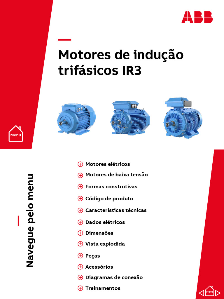 Motores Trifásicos IR3: Desempenho e Eficiência | PDF | Motor elétrico ...