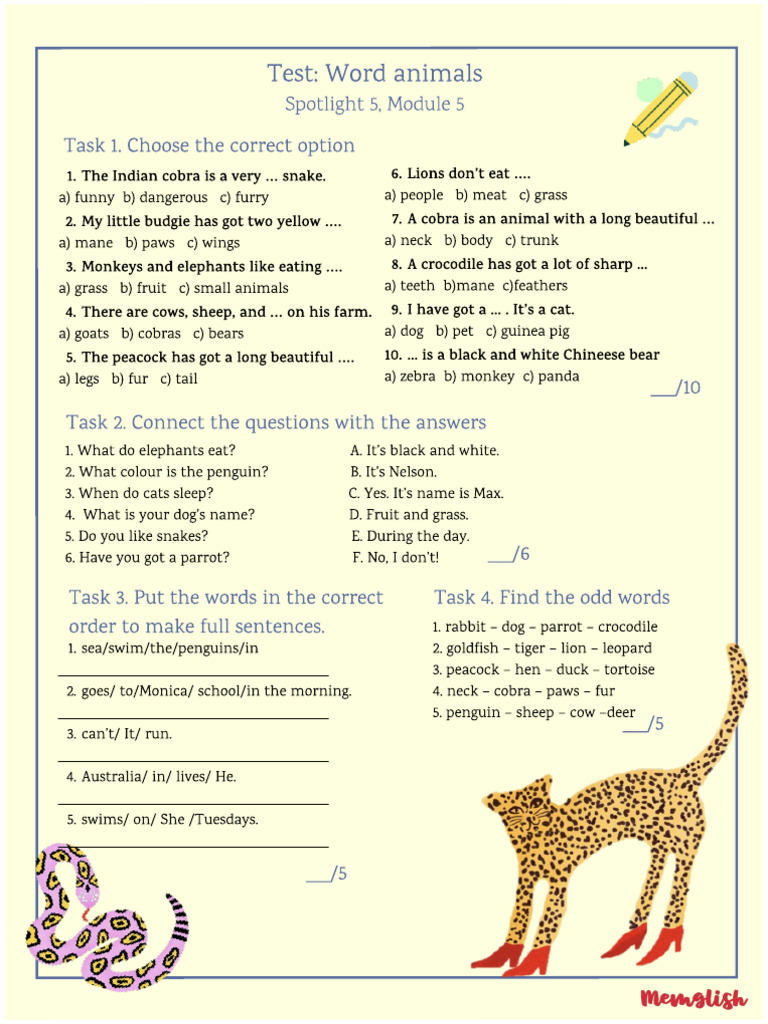 Spotlight 5 Module 5 | PDF