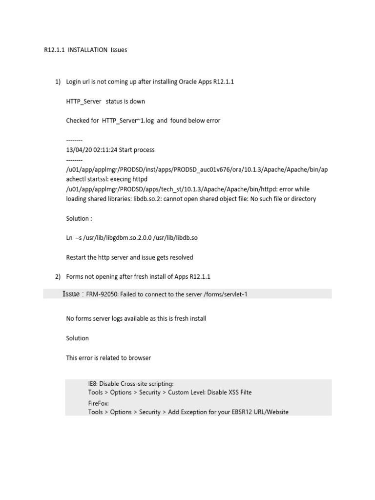 1211 Issues | PDF