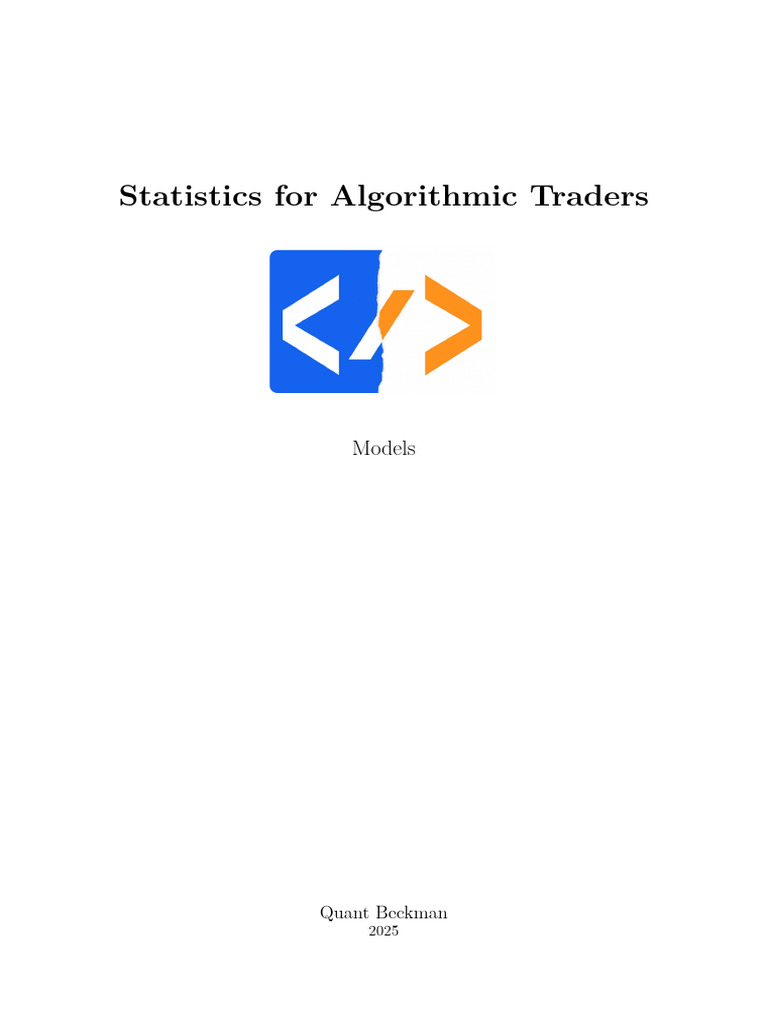 Quantitative Modeling in Finance (DRAFT) | PDF | Statistics | Option ...