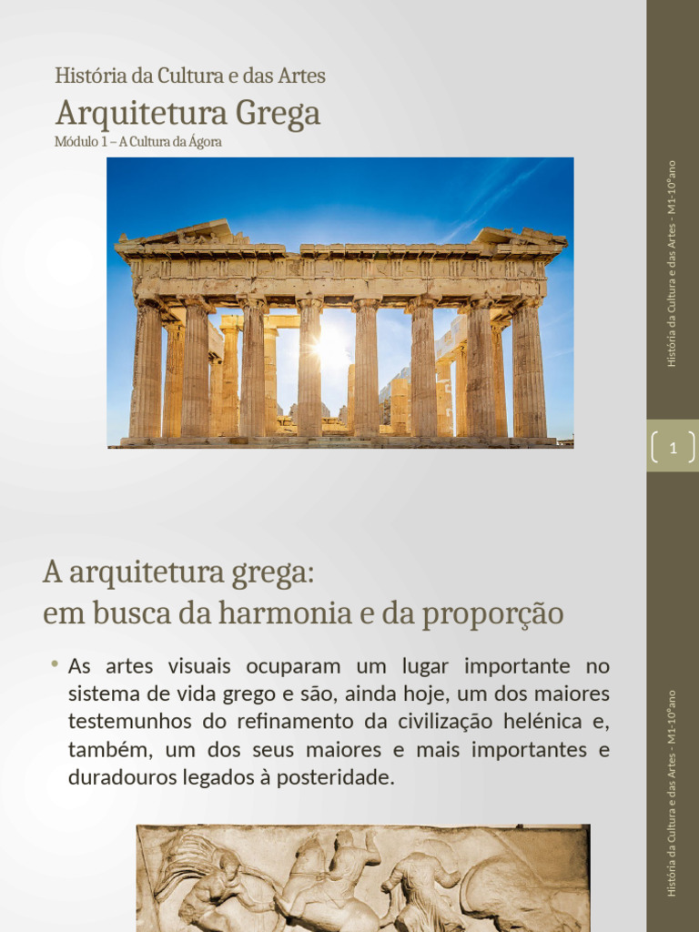 Sistema Trilítico na Arquitetura Grega | PDF | Coluna | Antiguidade ...