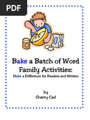2. 74 Word Family Poster With Words