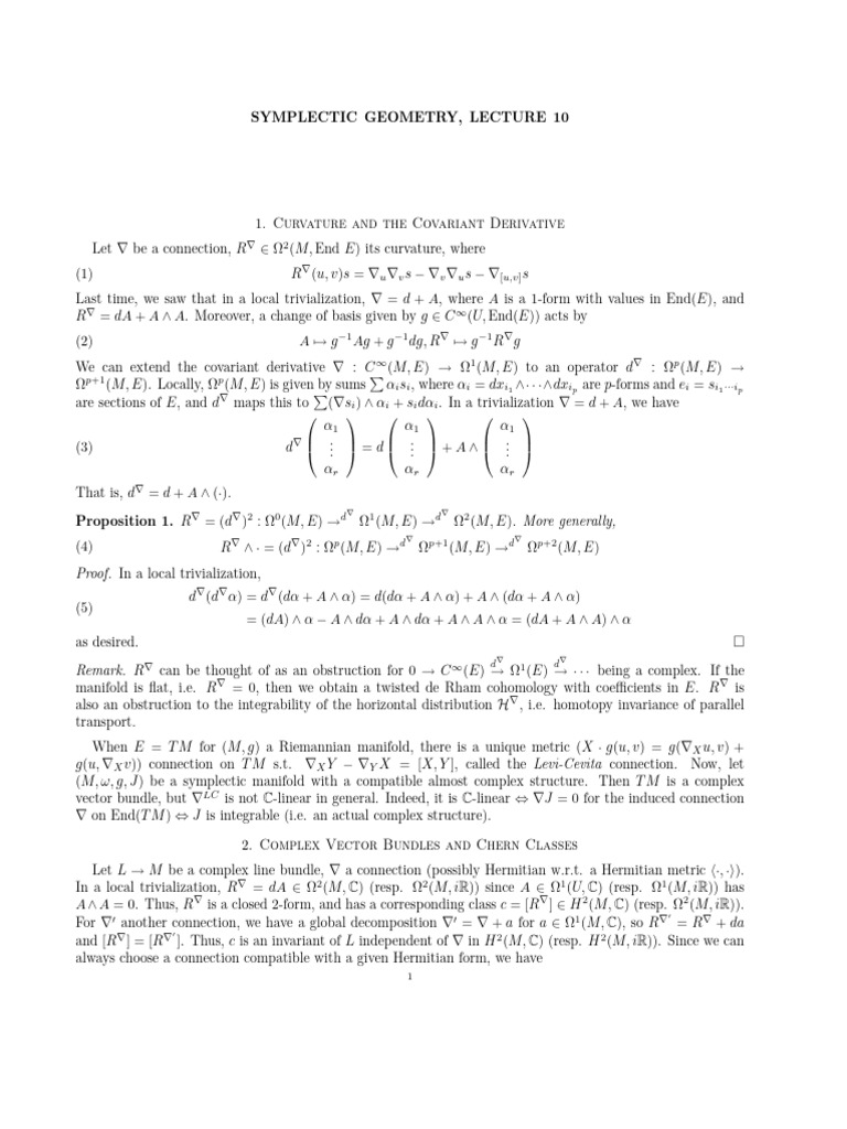 Lect 10 | PDF | Geometric Topology | Abstract Algebra