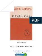 AMARAL, Amadeu - O Dialeto Caipira