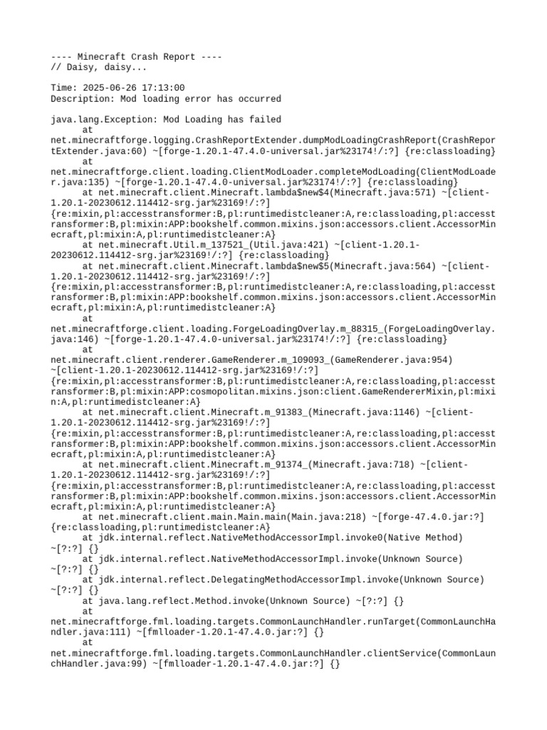 Cosmopolitan Mod Loading Error | PDF | Computer Science | Computer Hardware