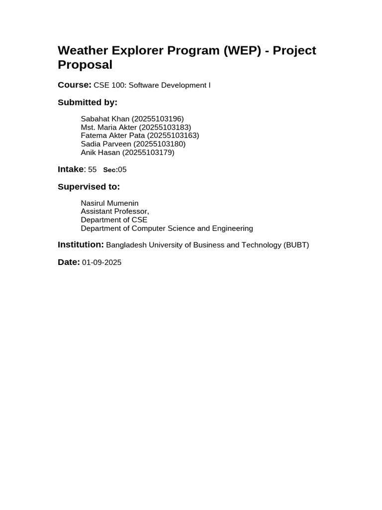 Weather Explorer Program (WEP) | PDF | C++ | Computer Programming