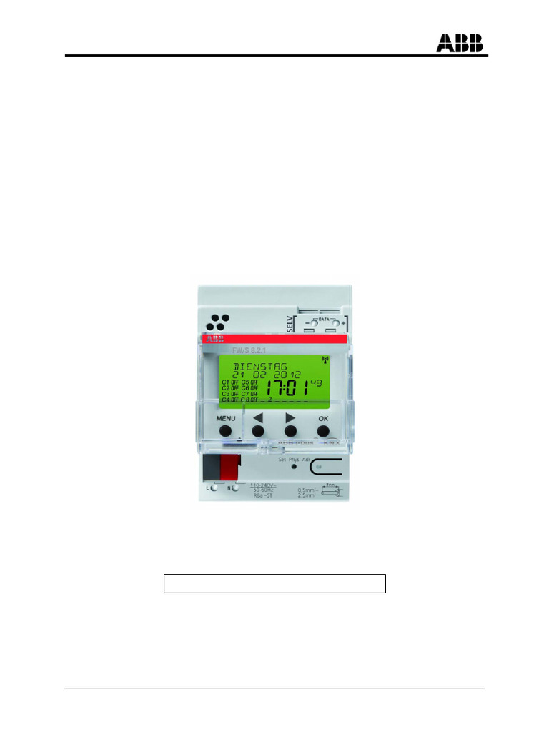 8-Channel Radio Time Switch MDRC | PDF | Logic Gate | Parameter ...