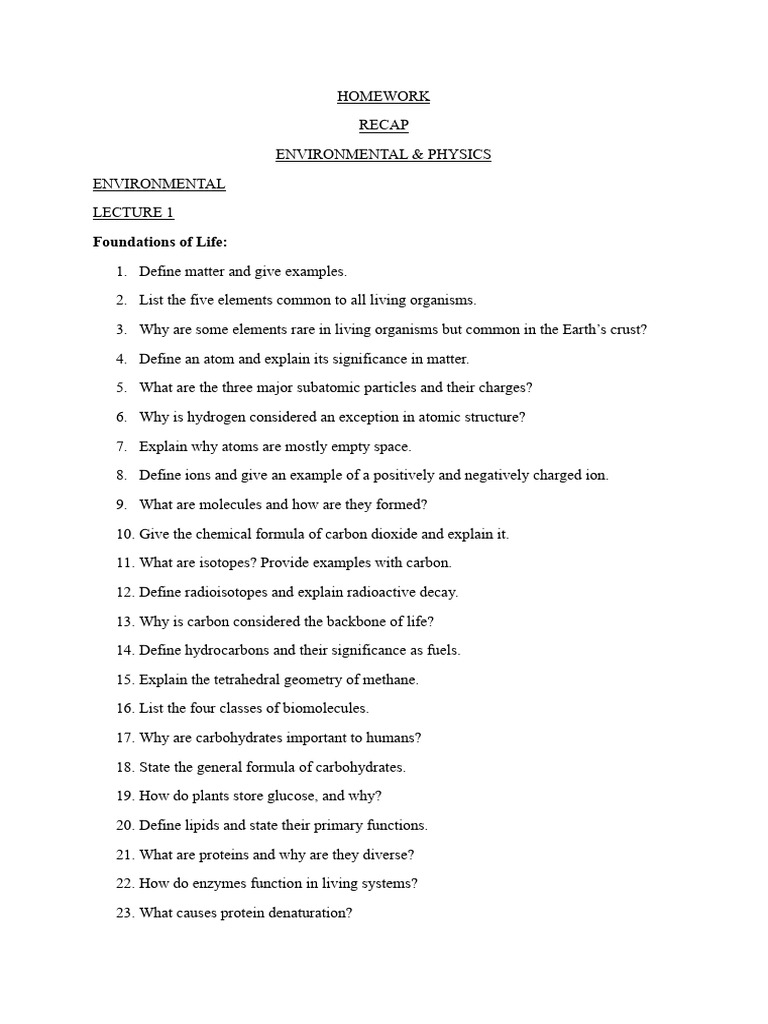 Environmental Science and Physics Overview | PDF | Acceleration | Velocity