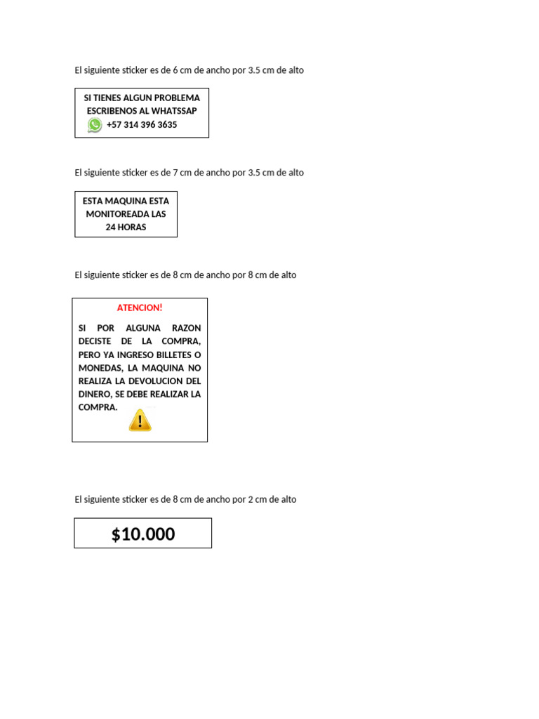 Stickers | PDF