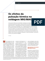 Os Efeitos da Pulsação Térmica na Soldagem MIG/MAG