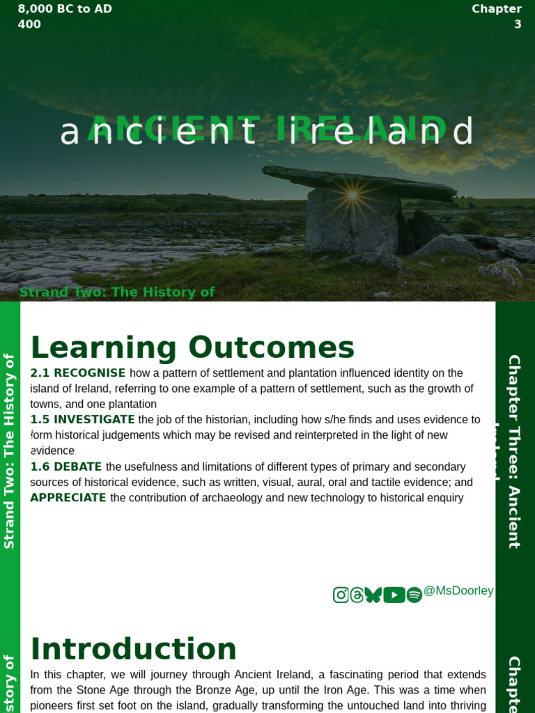 Ancient Ireland: History from 8000 BC to 400 AD | PDF | Celts | Neolithic