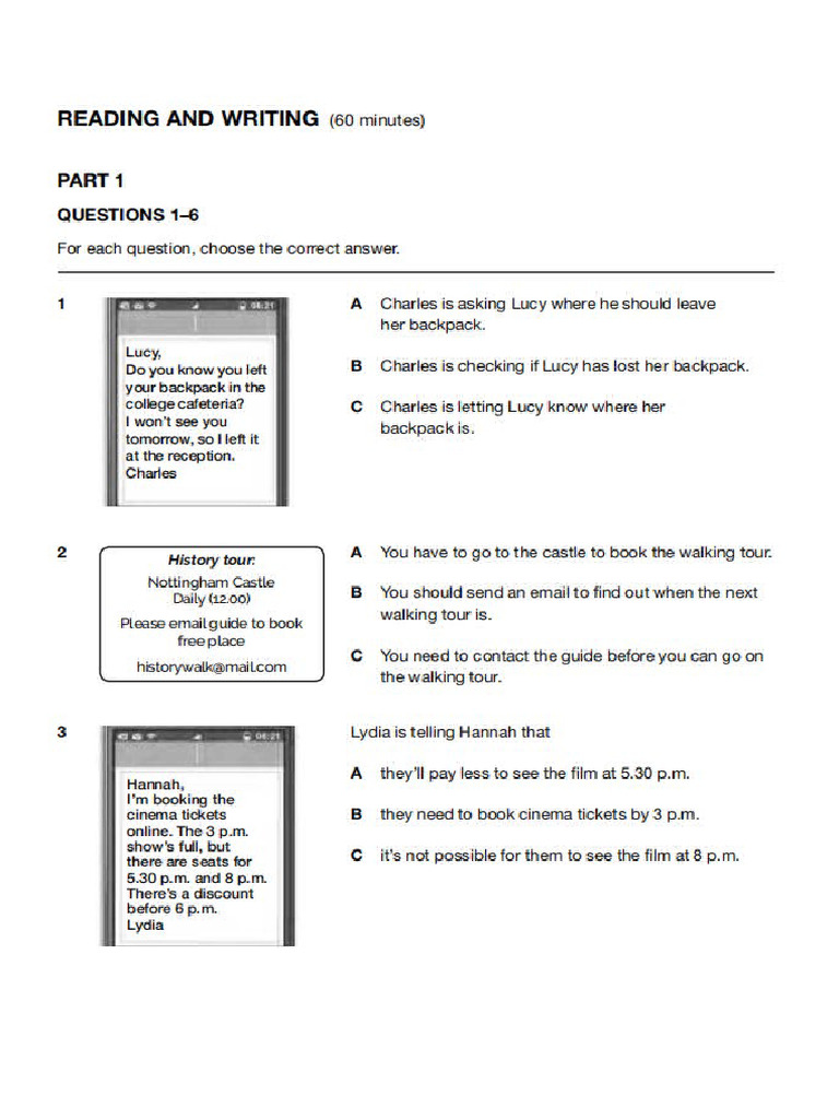 A2 Test | PDF