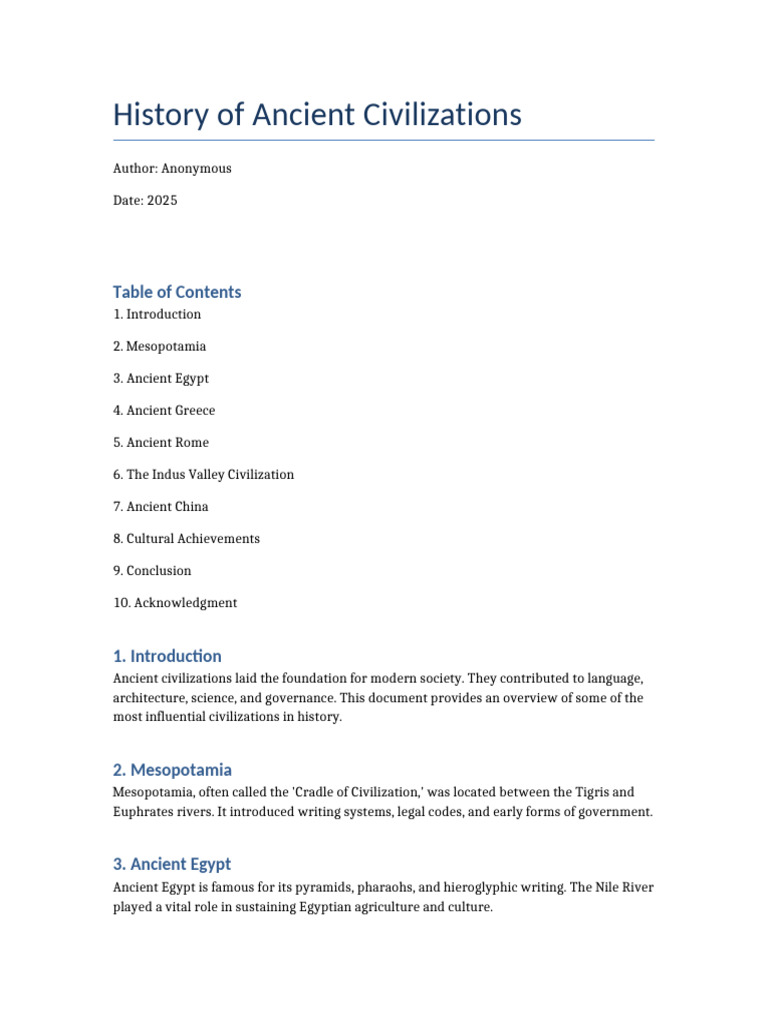 ANCIENT CIVILIZATIONS PDF FREE DOWNLOAD visual data 2