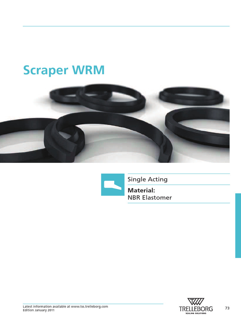 WRM Scraper Rings for Hydraulic Systems | PDF | Gas Technologies ...