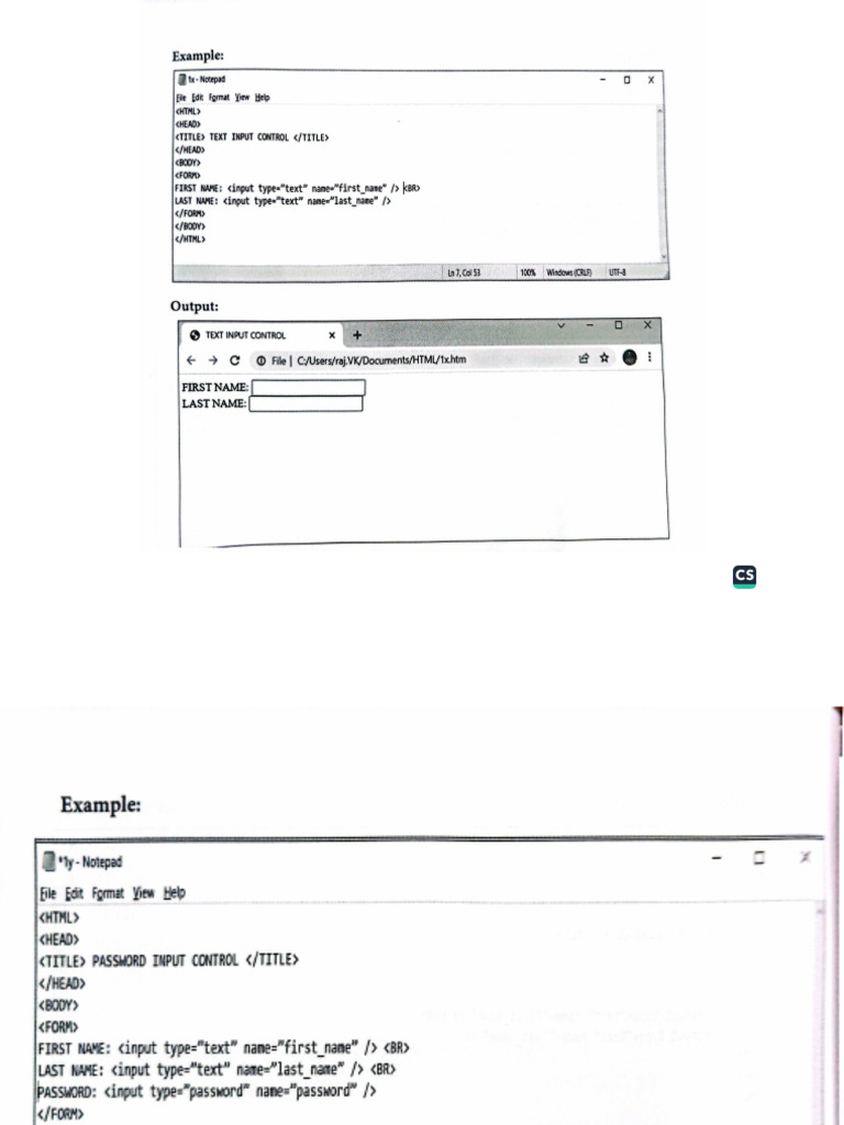 Form Tag | PDF