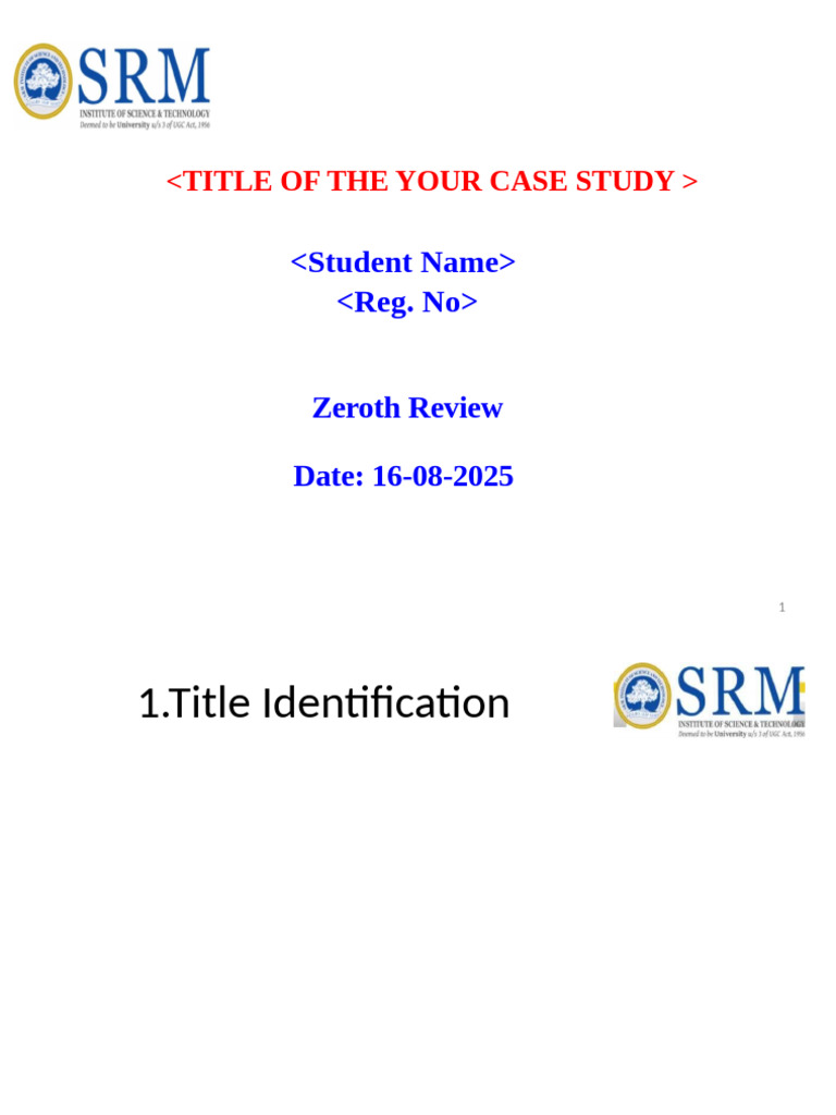 Case Study Structure and Components | PDF