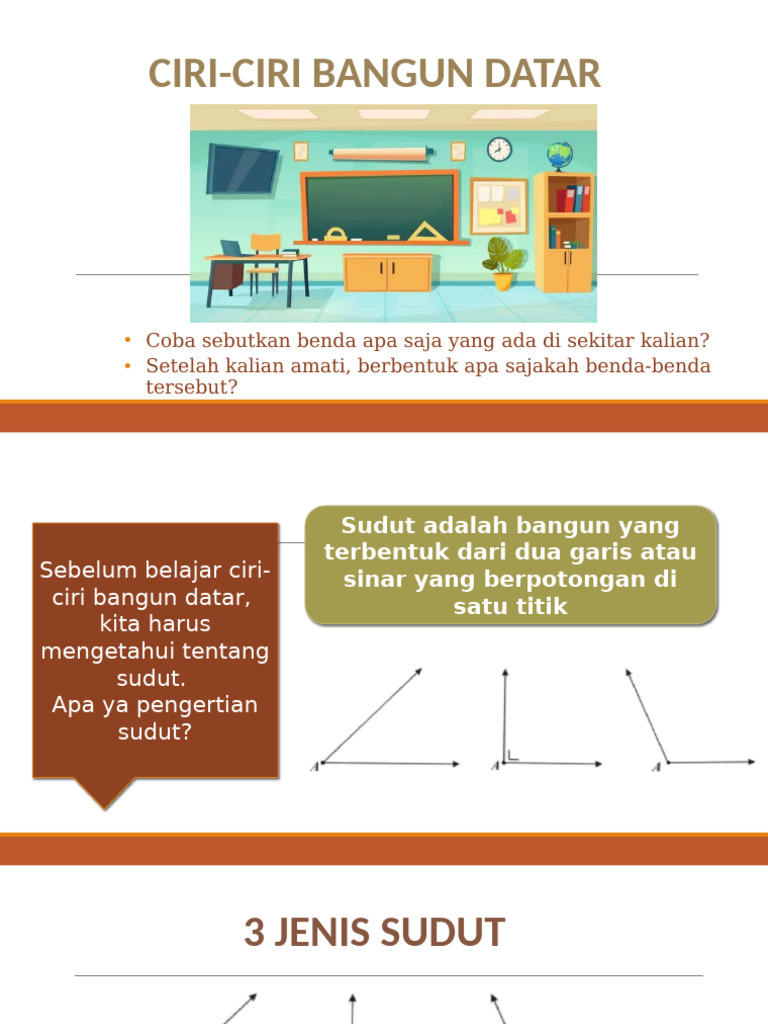 Ciri-Ciri Bangun Datar dan Sudut | PDF