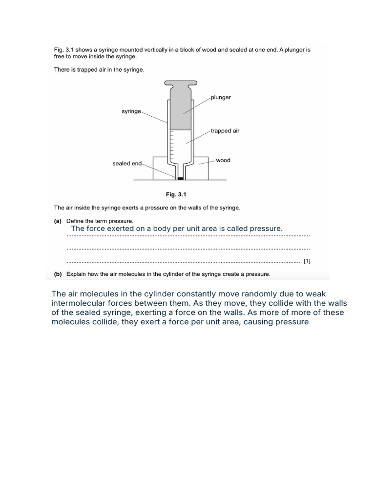 Understanding Pressure and Its Calculation | PDF