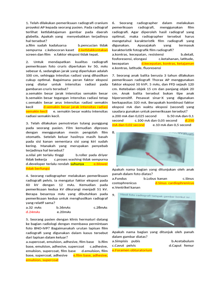 Masalah Umum dalam Radiografi dan Solusinya | PDF