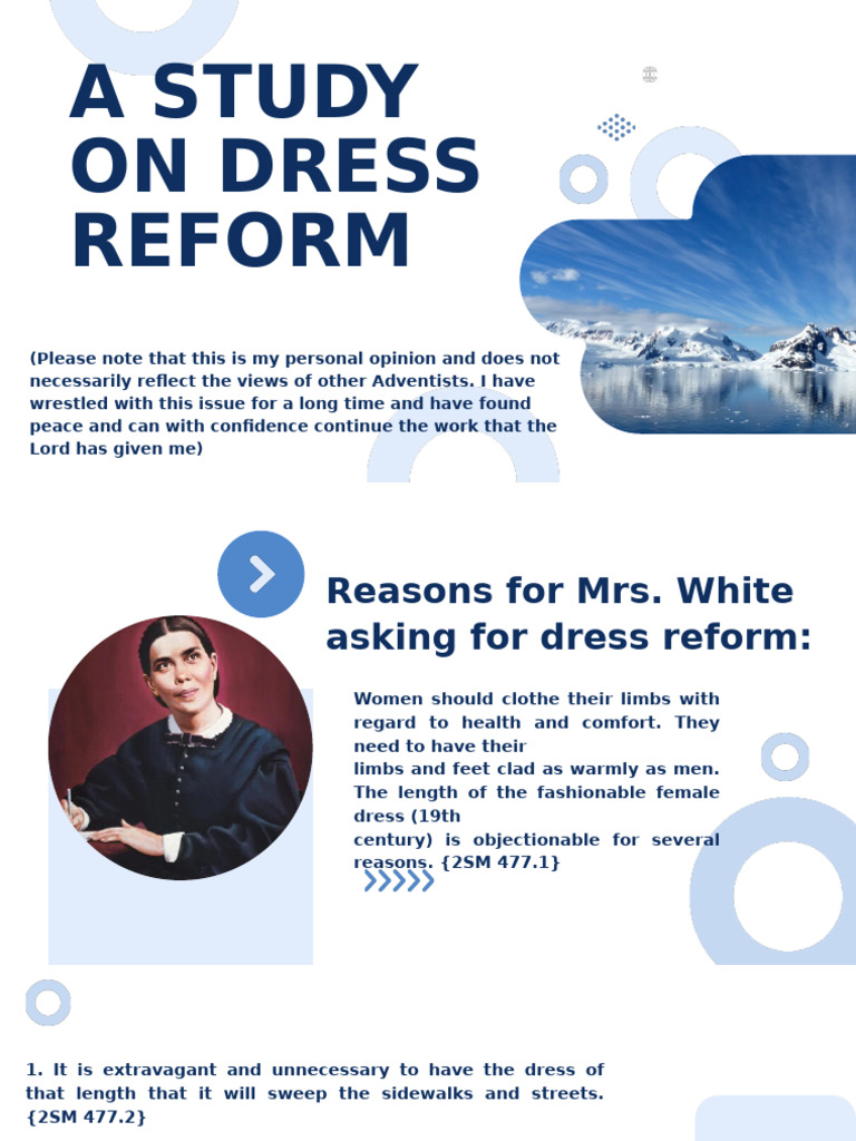 Dress Reform: Health and Modesty Guidelines | PDF | Clothing | Modesty